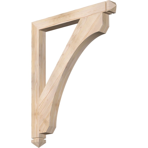 Ekena Millwork Legacy Arts & Crafts Smooth Bracket, Douglas Fir, 3 1/2"W x 36"D x 44"H BKT04X36X44LEC03SDF - main